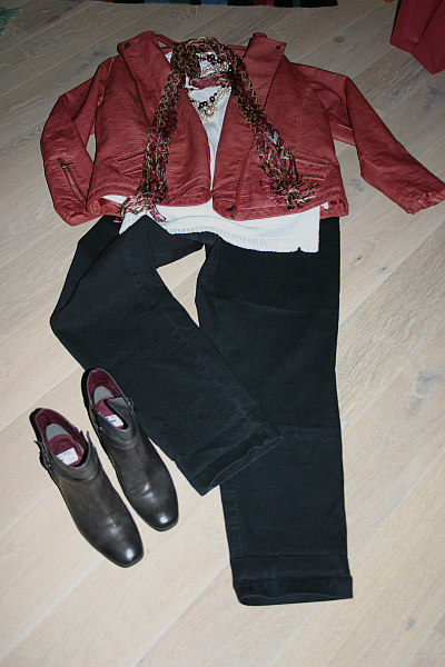 Rockerchic rosa mit s/w