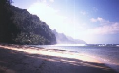 Strand im Norden von Kauai